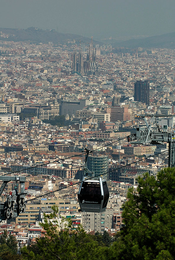 093 View from Teleferic to Sagrada Familia